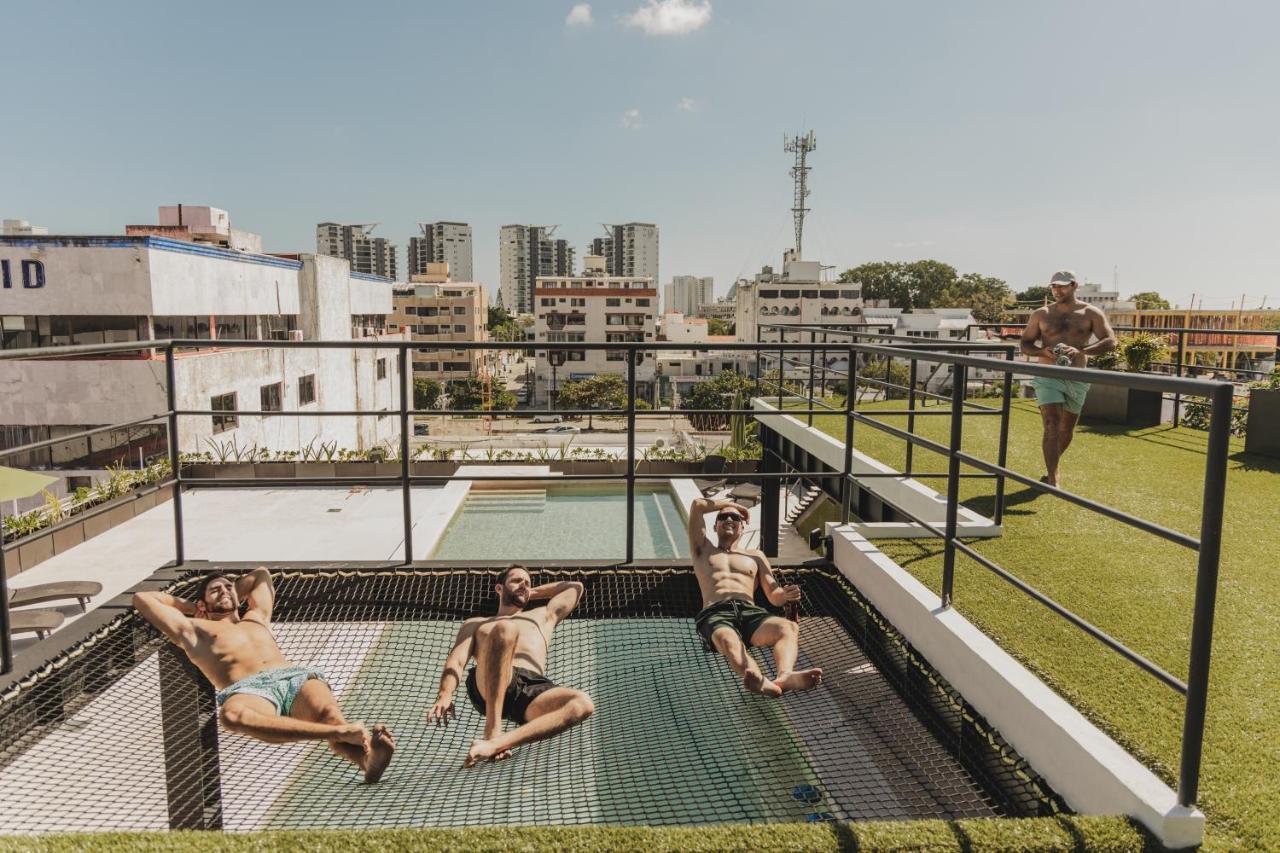 Caleta Hostel Rooftop & Pool Cancun Dış mekan fotoğraf
