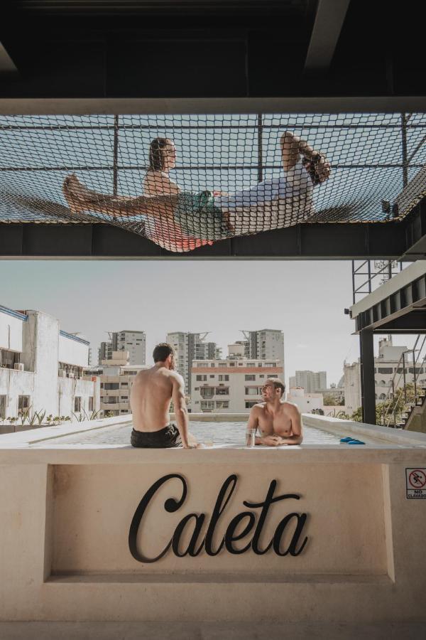 Caleta Hostel Rooftop & Pool Cancun Dış mekan fotoğraf